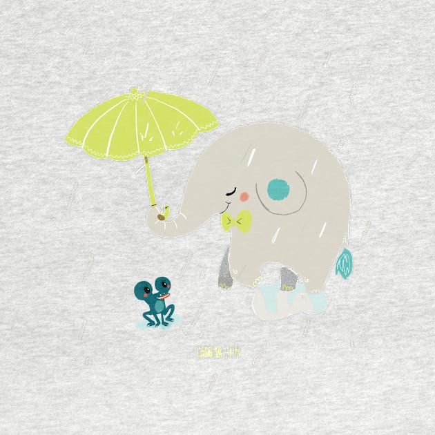 Rainy Elephant by BabyKarot